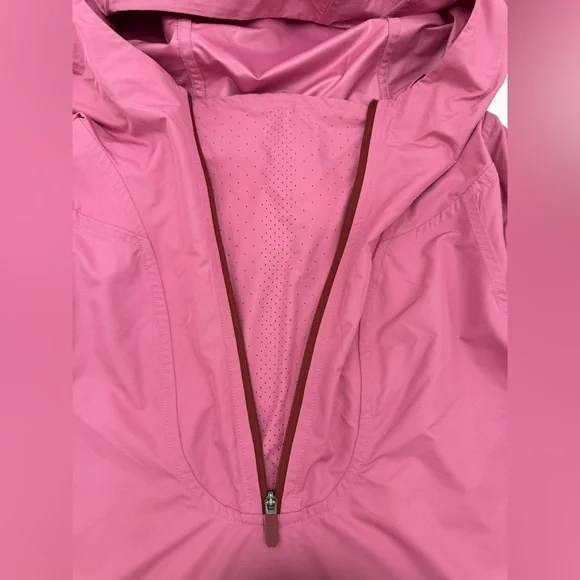 Lululemon Pink Hooded Anorak Jacket Size 2 - Picture 6 of 8
